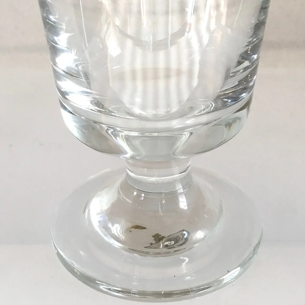 German Pilsner Beer Glass 24oz. MCM Festive Old World Pub Scene Made in Germany